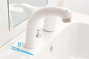 鹿児島の洗面台リフォーム・最安値・シングルレバー洗髪シャワー水栓